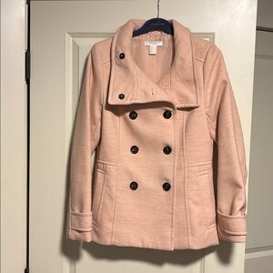 H&M Pink Double-Breasted Jacket